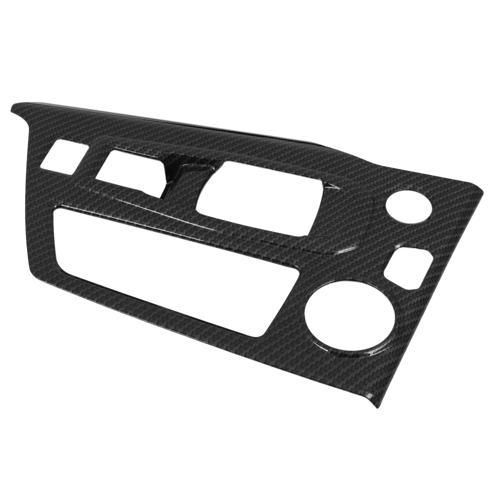 แผ่นเกียร์คาร์บอนไฟเบอร์สำหรับ Peugeot 5008 3008 GT 2016 2017 2018 hiasan mobil อุปกรณ์ตกแต่งภายในแต่งรถ