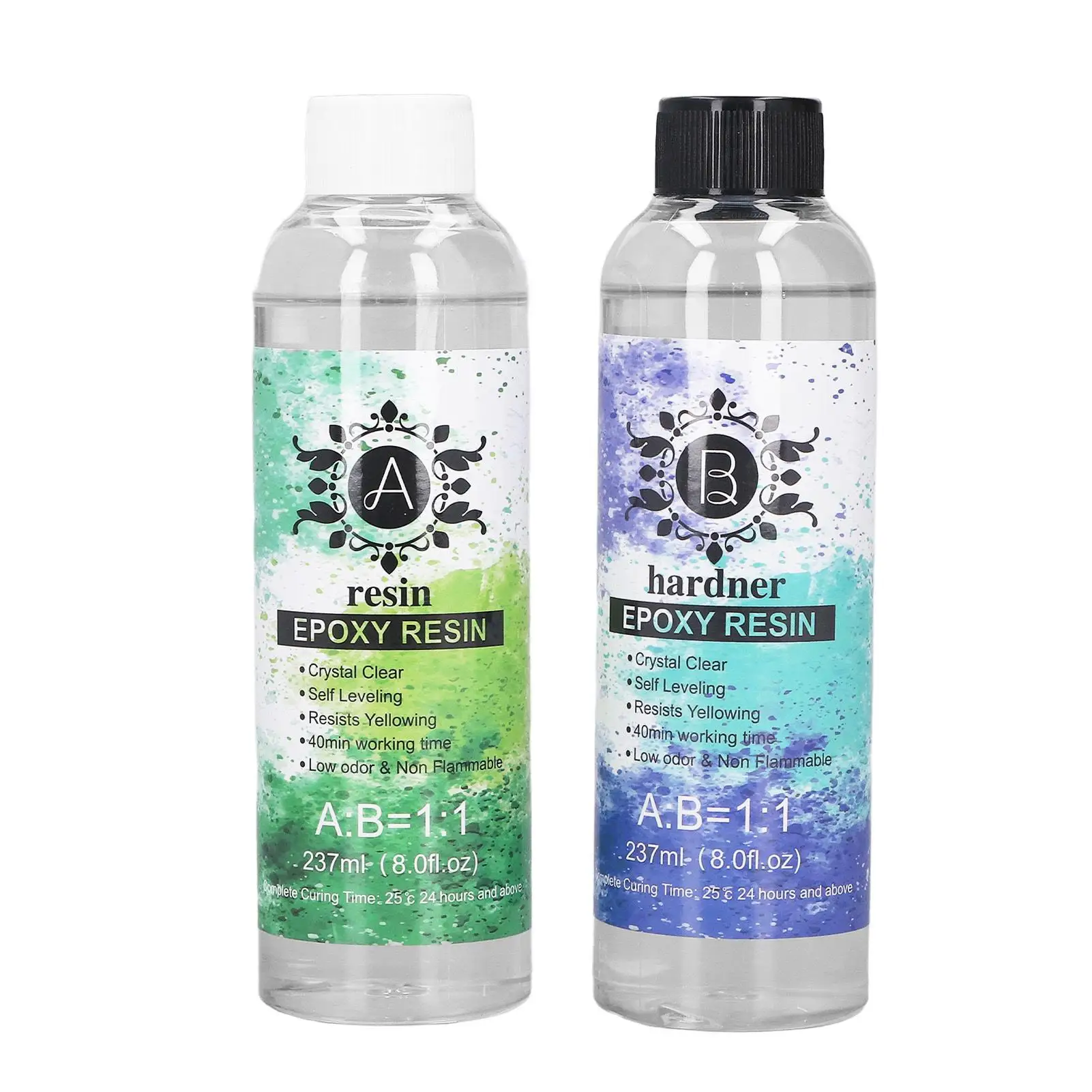 

Нежелтый клей AB из эпоксидной смолы — глянцевый, устойчивый к царапинам, твердый каменный клей для проектов своими руками