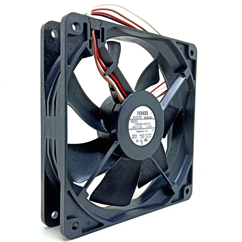 

11925SA-24Q-FU 120mm Projector Printer Cooling Fan12025 12cm 0.32A 120X120X25mm Server Inverter