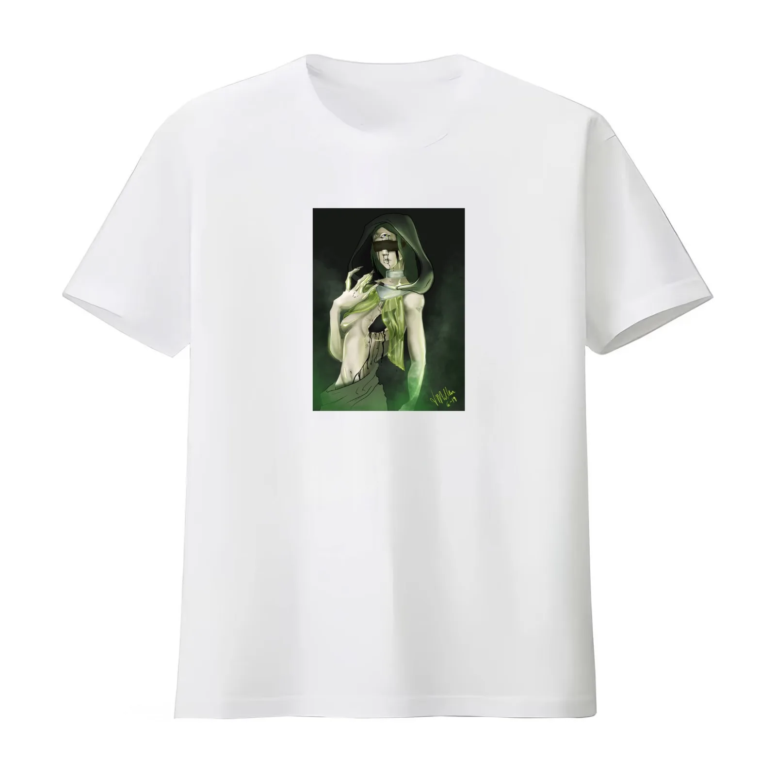 Achlys the Suffering T-Shirt Summer Casual Cotton Tee Oversized Streetwear Tops Vintage Graphic Print Loose Fit Short Sleeve