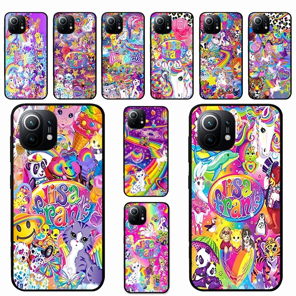 Lisa Frank Art Phone Case For Xiaomi Mi 5X 8 9 10 11 12 lite pro 10T PocoX3pro PocoM3 Note 10 pro lite