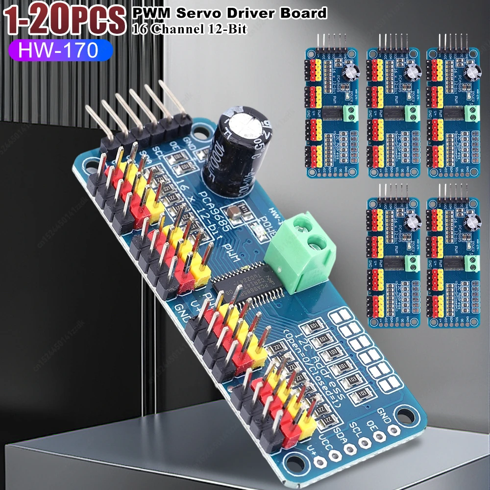 PCA9685 Pwm Servo M…