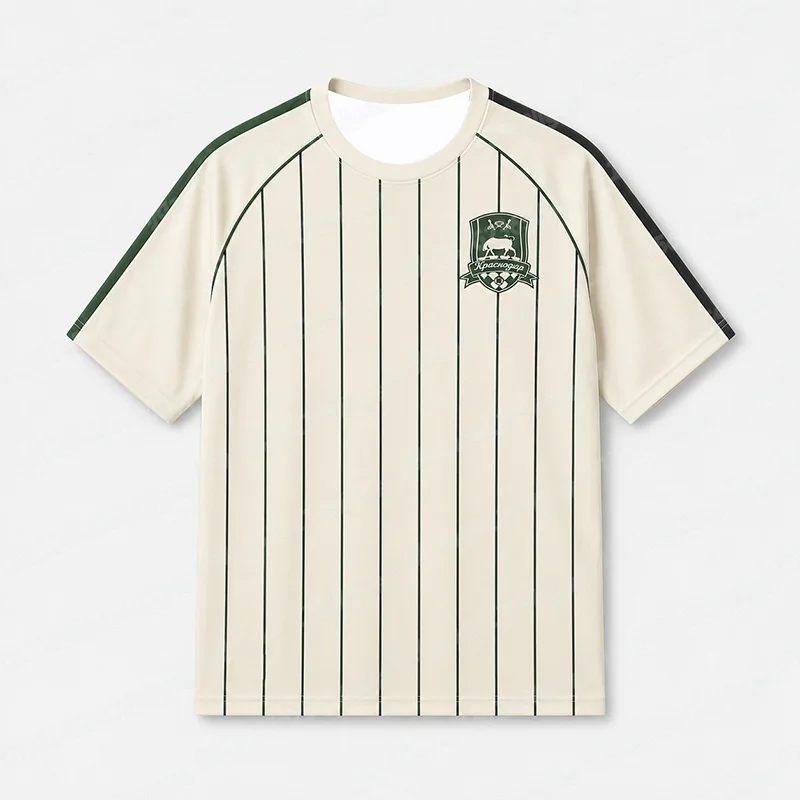 Russisches 2026-27 Herren-Fußballtrikot des Krasnodar Fußballvereins, Retro-Remake, Kurzarm-Fantrikot, Familien-Set – Detail 6