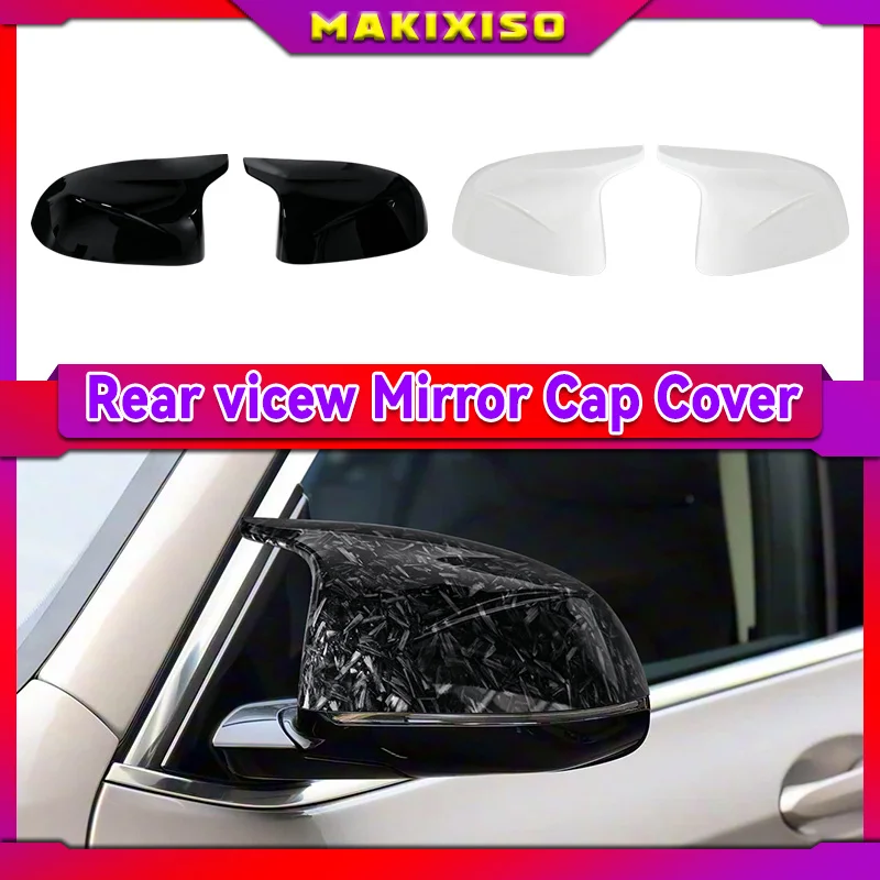 

Углеродное волокно, крышка бокового зеркала заднего вида автомобиля, крышки корпуса для BMW X3 G01 G02 G05 X5 G06 X6 G07 X7 Black M Style