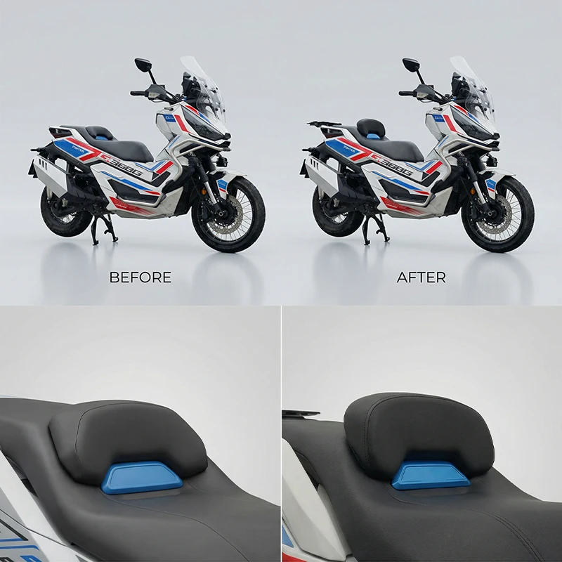 

Аксессуары для мотоциклов, увеличенная расширенная подушка, поясничная поддержка, спинка, подходит для ZONTES 368G ZT368G 368, держатель сиденья