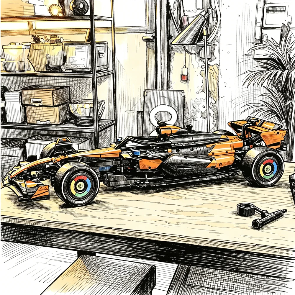 1675 Peças Blocos de Montar Ca - Model Kit Formula 1 avaliação e preço