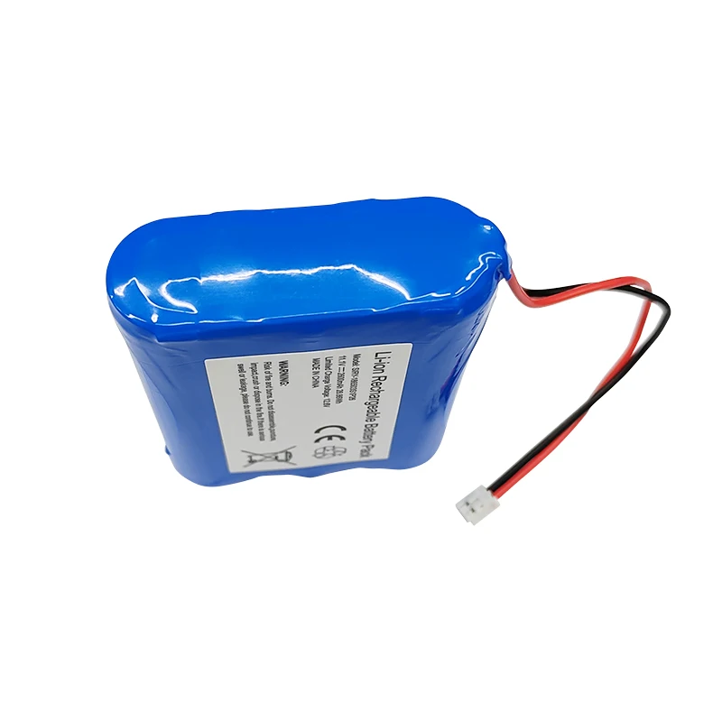 11.1v 2600mah 3s1p 18650 Rechargeable Lithium Ion Battery, with PCB and Connector Li-ion Rechargeable Battery Pack