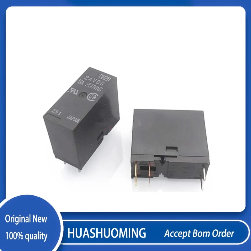 5Pcs/Lot  DH2U 24VDC    DH2U-24VDC   5A 6pin
