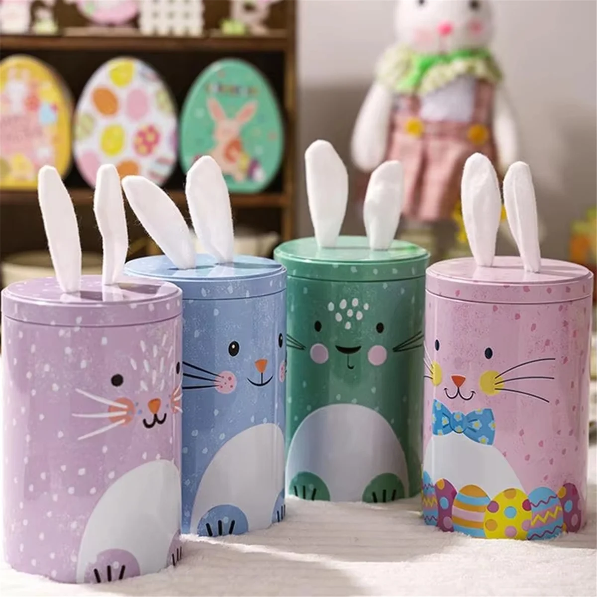 

X40A_4pcs Table Centerpieces Decoration Food Storage Jar