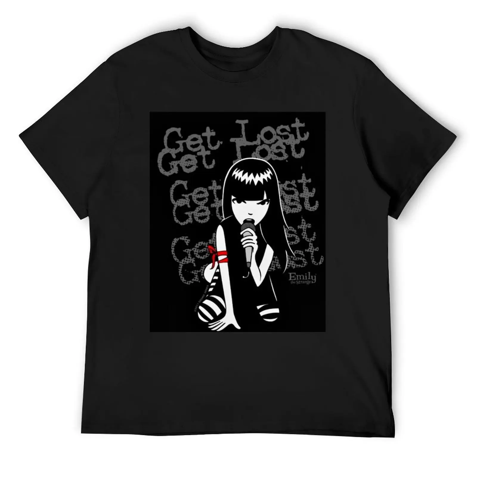 

Emily the strange T-Shirt korean fashion summer top oversized graphic tee shirts graphic Men's t shirts