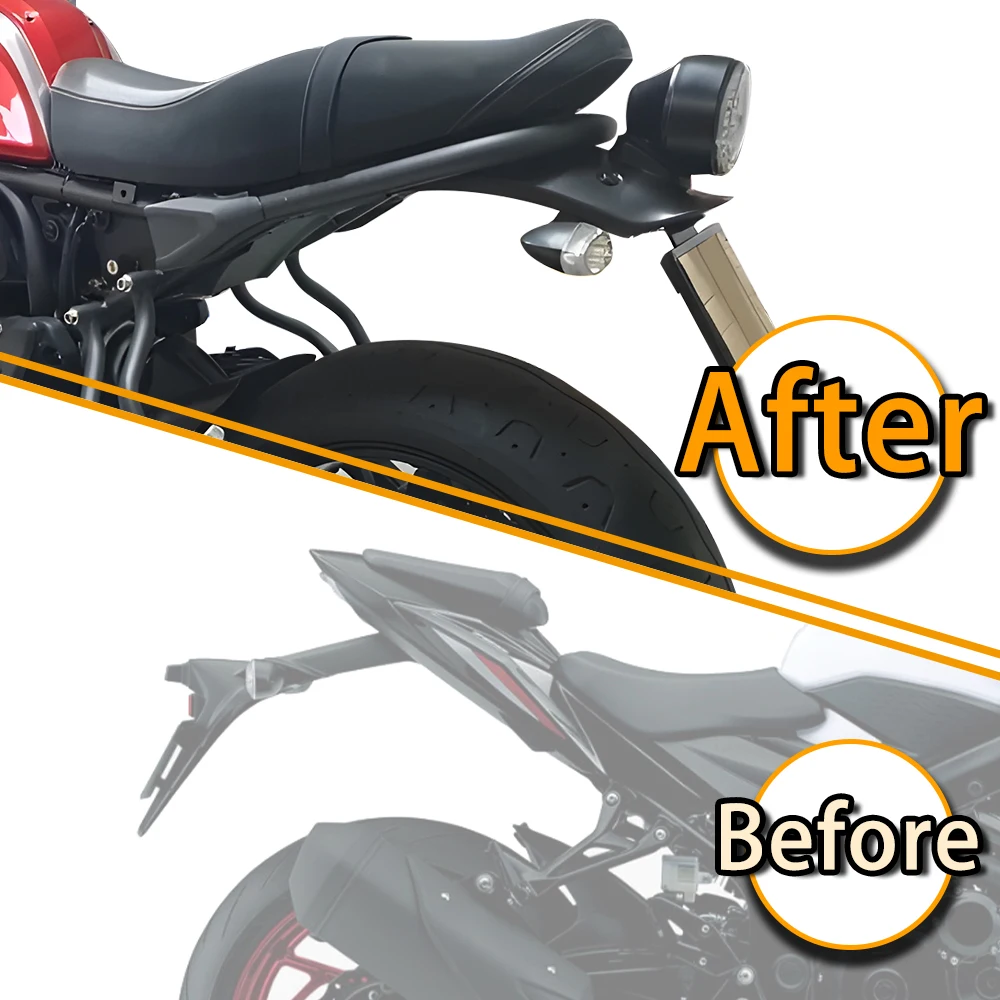 Fender Eliminator kit License Plate Holder Bracket For Yamaha XSR700 XSR 700 2015-2021 2022 2023 2024 2025 Motorcycle Tail Tidy