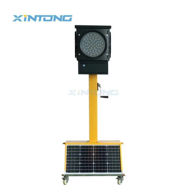 Solar Road Construction Traffic Safety Led Barricade Warning Light With Stand