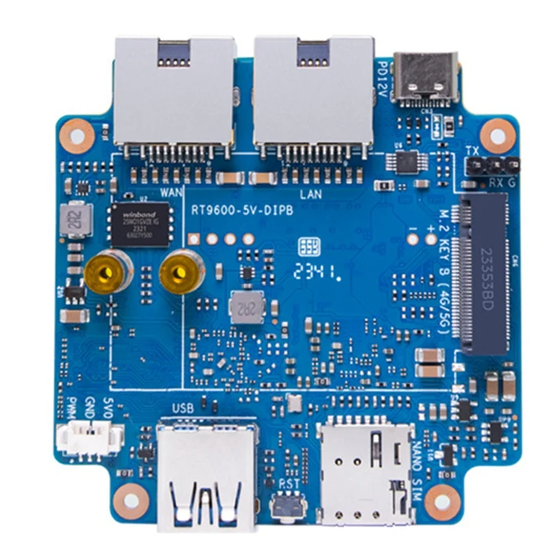 ABGZ-For Banana Pi BPI-WIFI6 Mini Open Source Router TR6560 TR5220 Wifi SOC Dual Core ARM Cortex-A9 1.2Ghz Smart Router Board