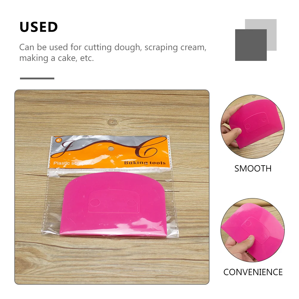 

10pcs Bread Scraper Dough Cutting Tool Kitchen Baking Supplies Non Stick Scraping Board For Cake Cream Butter Ice Cream