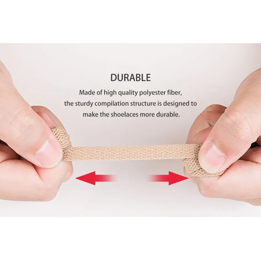 أربطة أحذية مسطحة 3 قطع للأحذية الرياضية الملونة للأحذية الرياضية الدائرية وأوتار الأحذية للبالغين