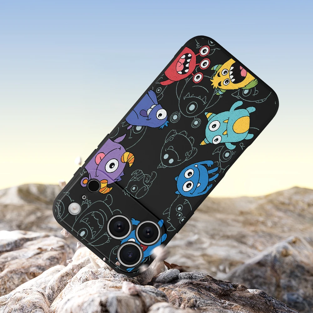 حافظة لهاتف آيفون 17 برو ماكس 17 إير 16 15 14 13 12 11 برو ماكس XS Max7 8 Plus 16e 16 Plus غطاء من البولي يوريثان