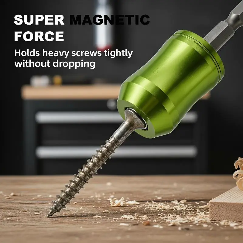 Portable Magnetizer And Demagnetizer For Screwdriver Bits Strong Adsorption Ring
