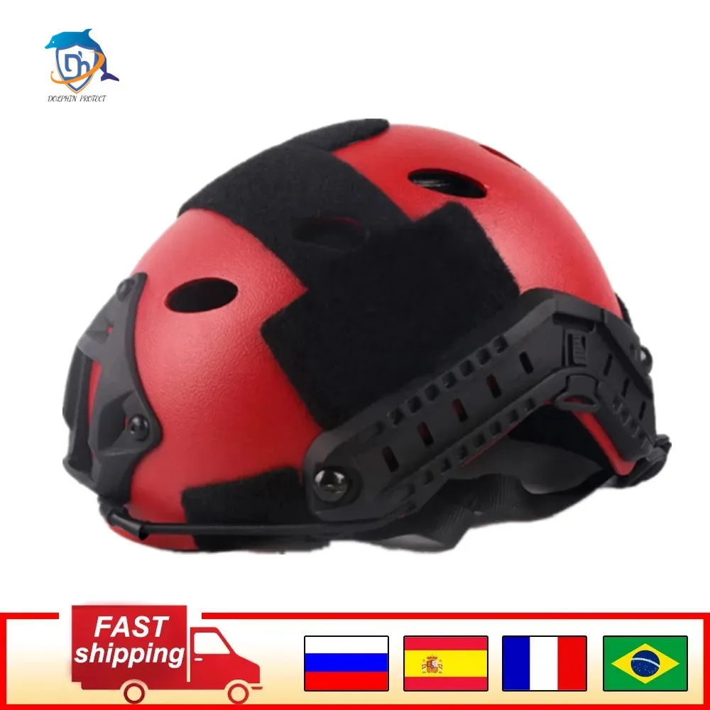 Advanced light rescue helmet, safety training emergency helmet, fast tactical helmet, protective safety helmet