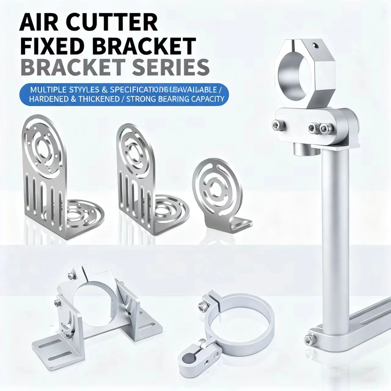 LADUNG EOAT Pneumatic Air Nipper Cutter Cylinder Bracket Assembly Adjustable Fixed Base for Robot End-effector Tooling/grippers