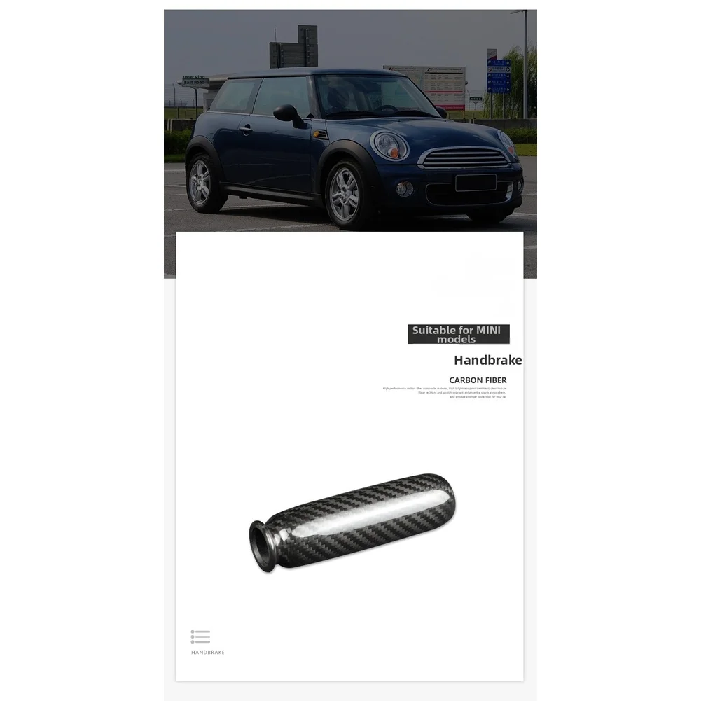 

Handbrake Cover Carbon Fiber Finish for Mini Cooper R50 R53 R52 R55 R56 R57 R58 R59 2001 2015 Scratch Protection