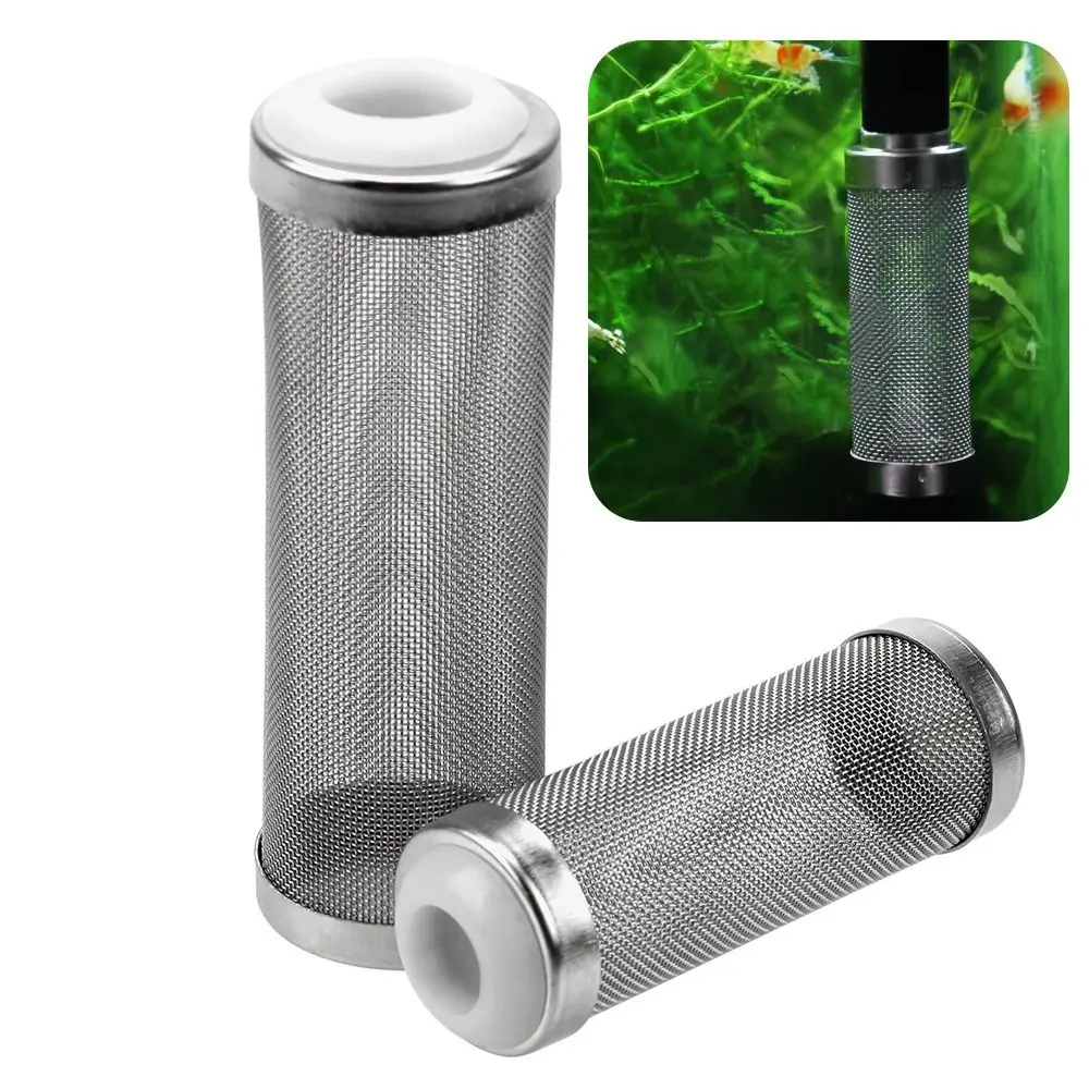 Cylinder Aquarium Inflow Inlet Filter Useful Durable Aquarium Filter Stainless Steel 12mm/16mm Water Inlet Protective Sleeve - view 3