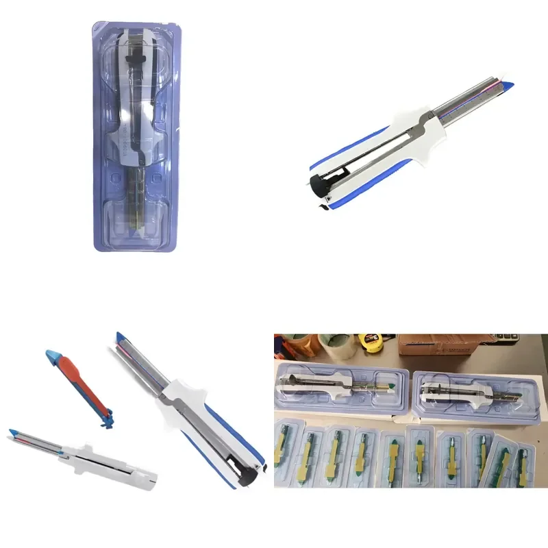 Double Push 60mm 80mm Disposable Linear Cutting Stapler for Open Surgery