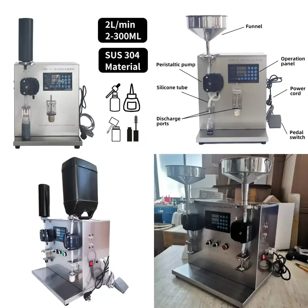 

High Precision One Head Quantitative Eyeliner Pencil Cream Cream Bottle Glue Nail Polish Filling Machine