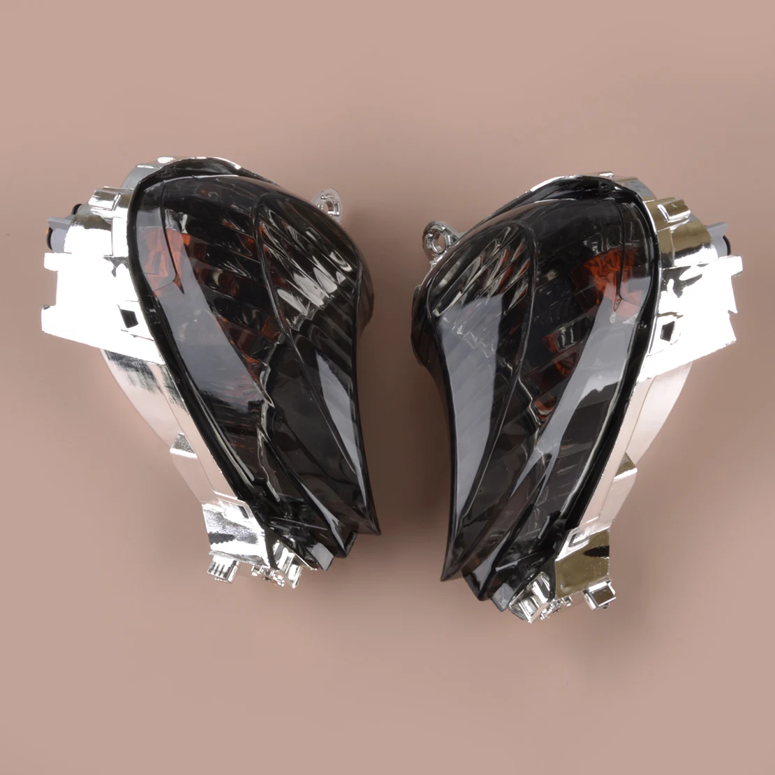 

1 Pair 12V Black Lens Front Indicator Turn Signal Light Lamp With Bulb Fit for Hayabusa GSX1300R 2020-2012 2011 2010 2009 2008