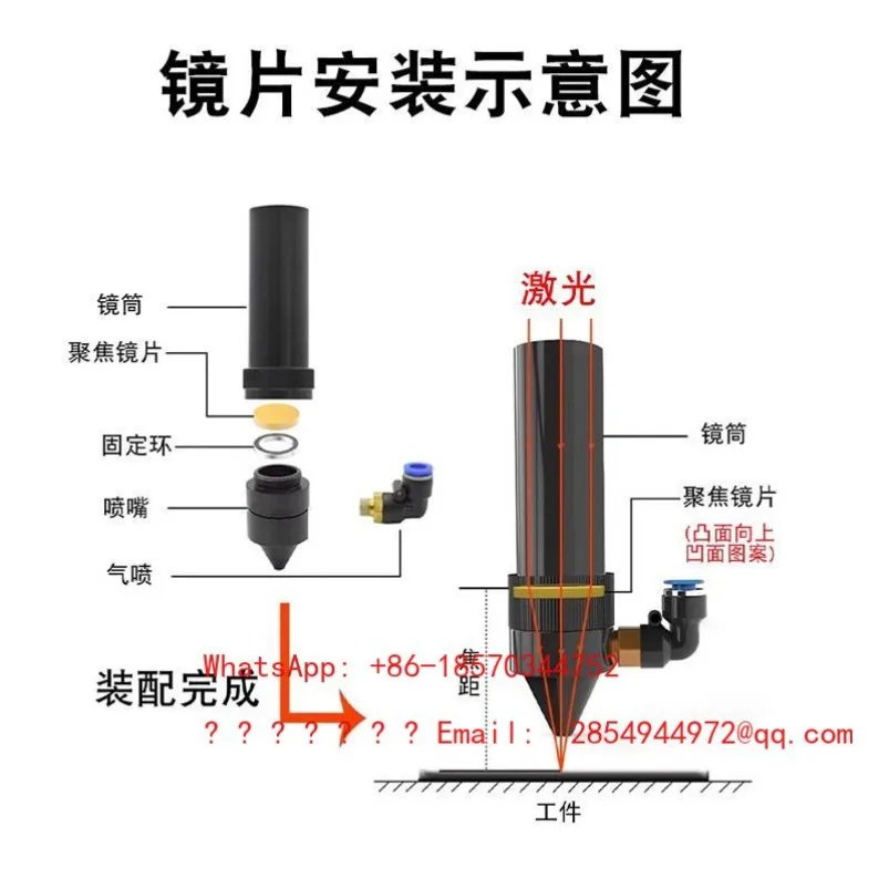 2026    Focus Lens 12/18/19/20 Lens High Power CO2 Cutting Engraving Machine Accessories