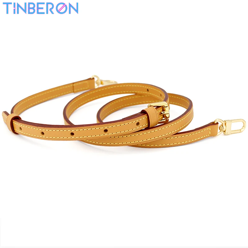 TINBERON Brand High Quality Genuine Leather Bag Strap Length 107CM-119CM Luxury Adjustable Shoulder Strap Women Bag Accessorie