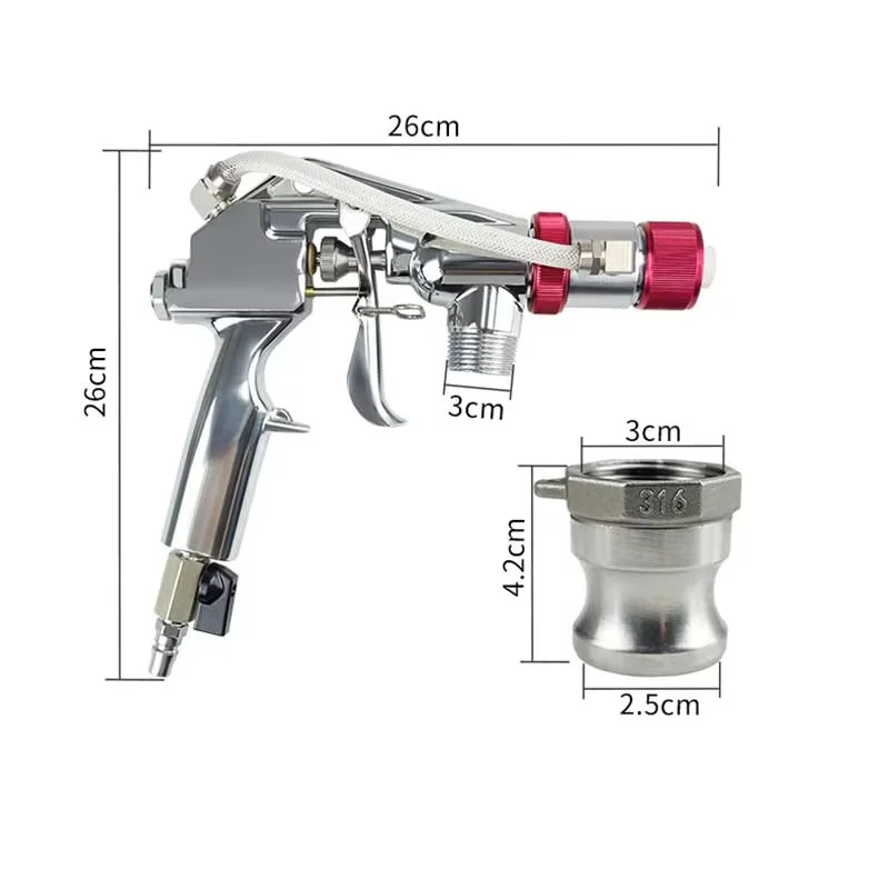 Spray Gun Cement Mortar Waterproof Lacquer Spray Gun Real Stone Paint Stone Texture Paint Spray Gun Putty Sandblaster