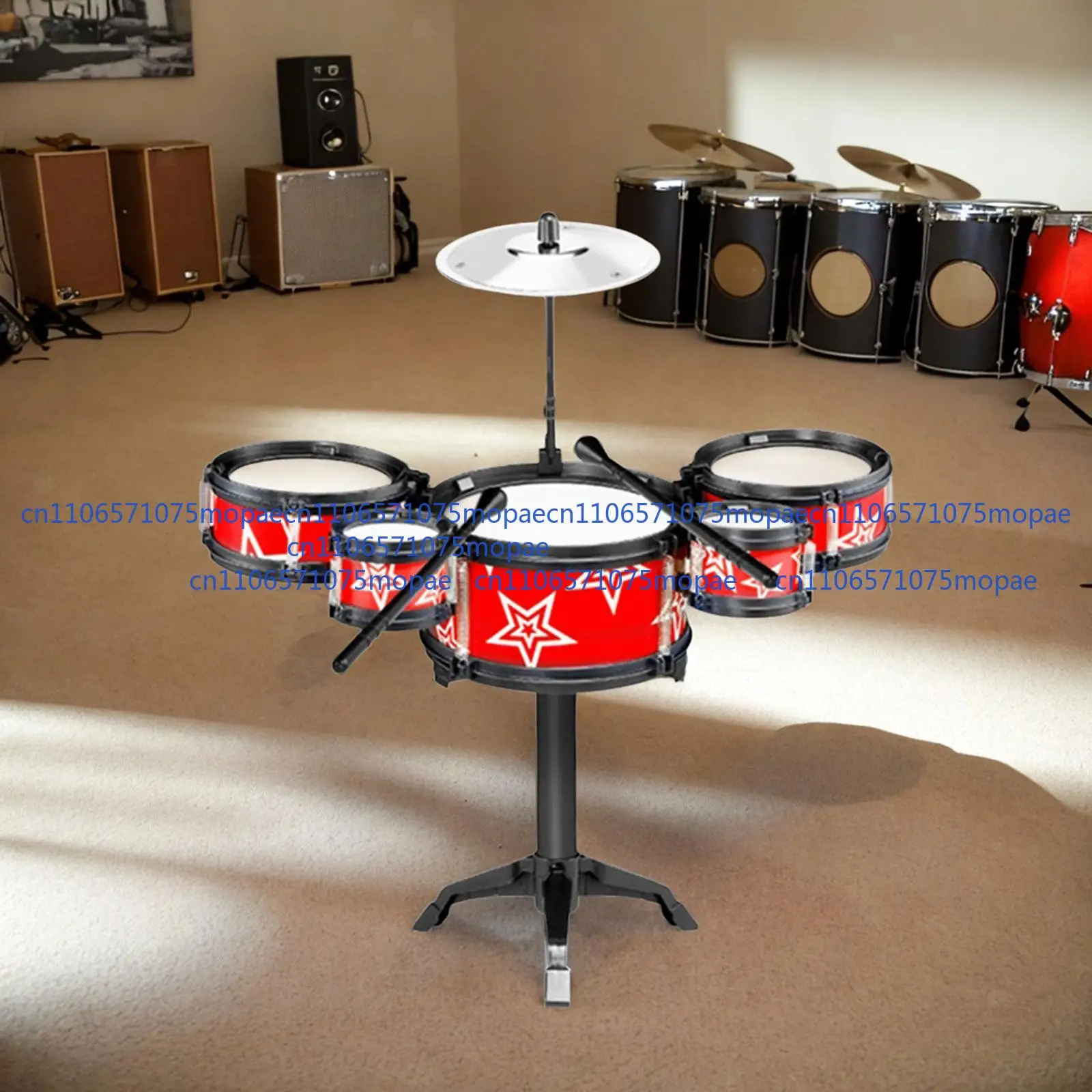 Simulation Drum Sets Preschool Learning Toys for Children Kids Holiday Gifts