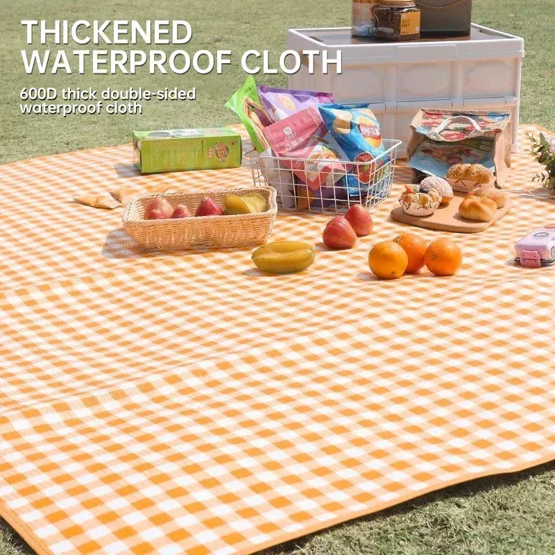 Tapis de pique-nique imperméable et épais, Portable, tente de Camping en plein air, couverture de pique-nique résistante à l'humidité, tapis de Barbecue, tapis de sol facile à transporter