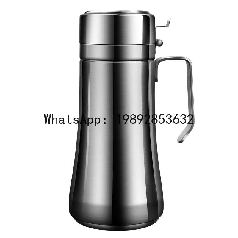 

Leak-proof oil dispenser bottle - kitchen home use, non-drip oil bottle, stainless steel large oil container