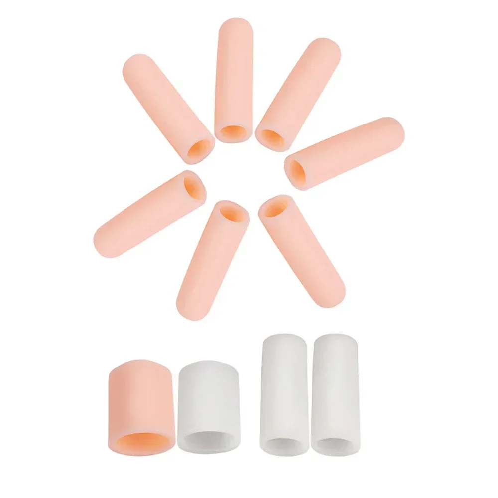 5pcs ซิลิโคน Finger Protector Toe Separator Applicator Soft Finger COT แคลลัส Remover Bunion Corrector Pedicure Foot Care เครื่องมือ
