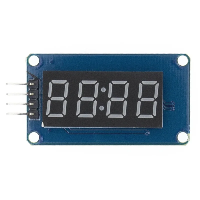 TM1637 4 Bits Digital LED Display Module For arduino 7 Segment 0.36Inch Clock RED Anode Tube Four Serial Driver Board Pack
