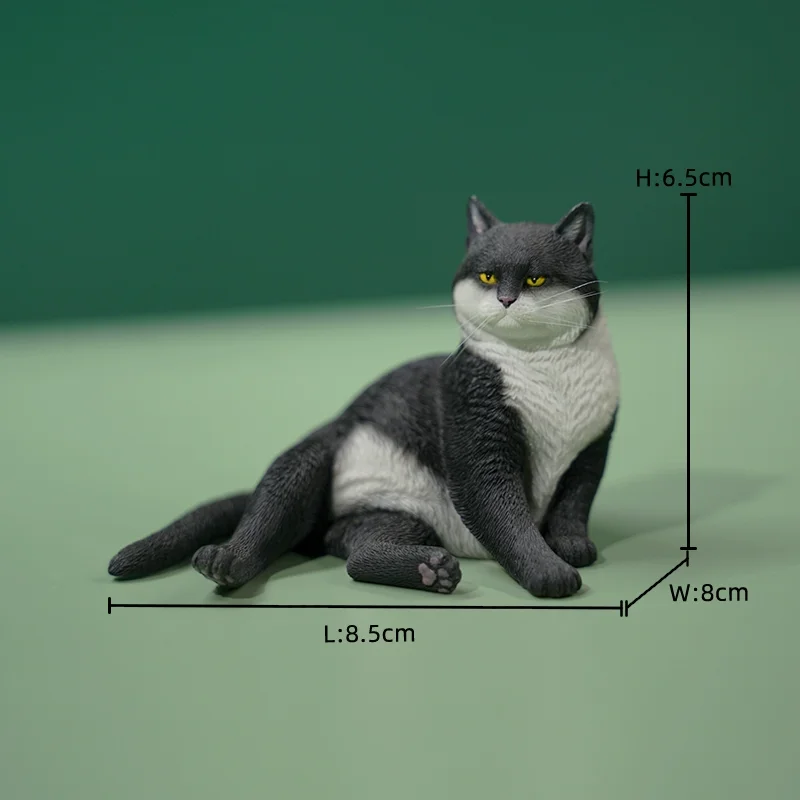 JXK JXK153 궁전에 누워 고양이 귀여운 애완 동물 동물 모델 장식, 액션 피규어 장식, 장면 액세서리, 1/6 체중계