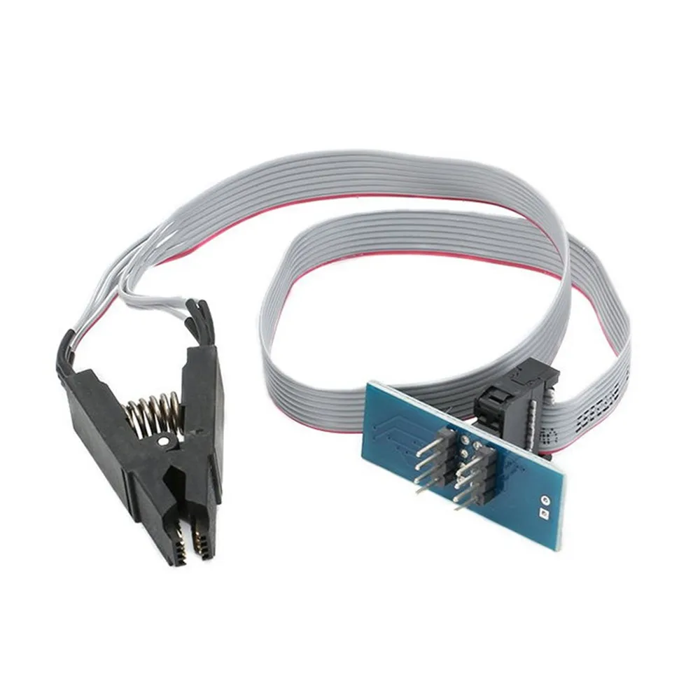 SOIC8 SOP8 Test Clip Adapter Für EEPROM 93CXX/25CXX/24CXX In-Circuit für USB Programmierer CH341A TL866 TL866II T48 EZP2010 EZP2019 – Detail 8