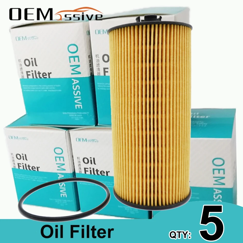 

5x Engine Oil Filter For Ford E-350 E-450 F-250 F-350 F-450 F-550 6.0L 6.4L 3C3Z-6731-AA 2003 2004 2005 2006 2007 2008 2009 2010