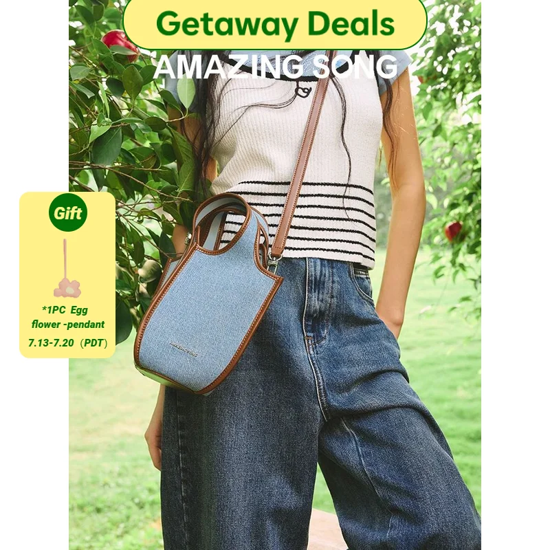 

Amazing Song Hanging Basket Crossbody Bag Handbag
