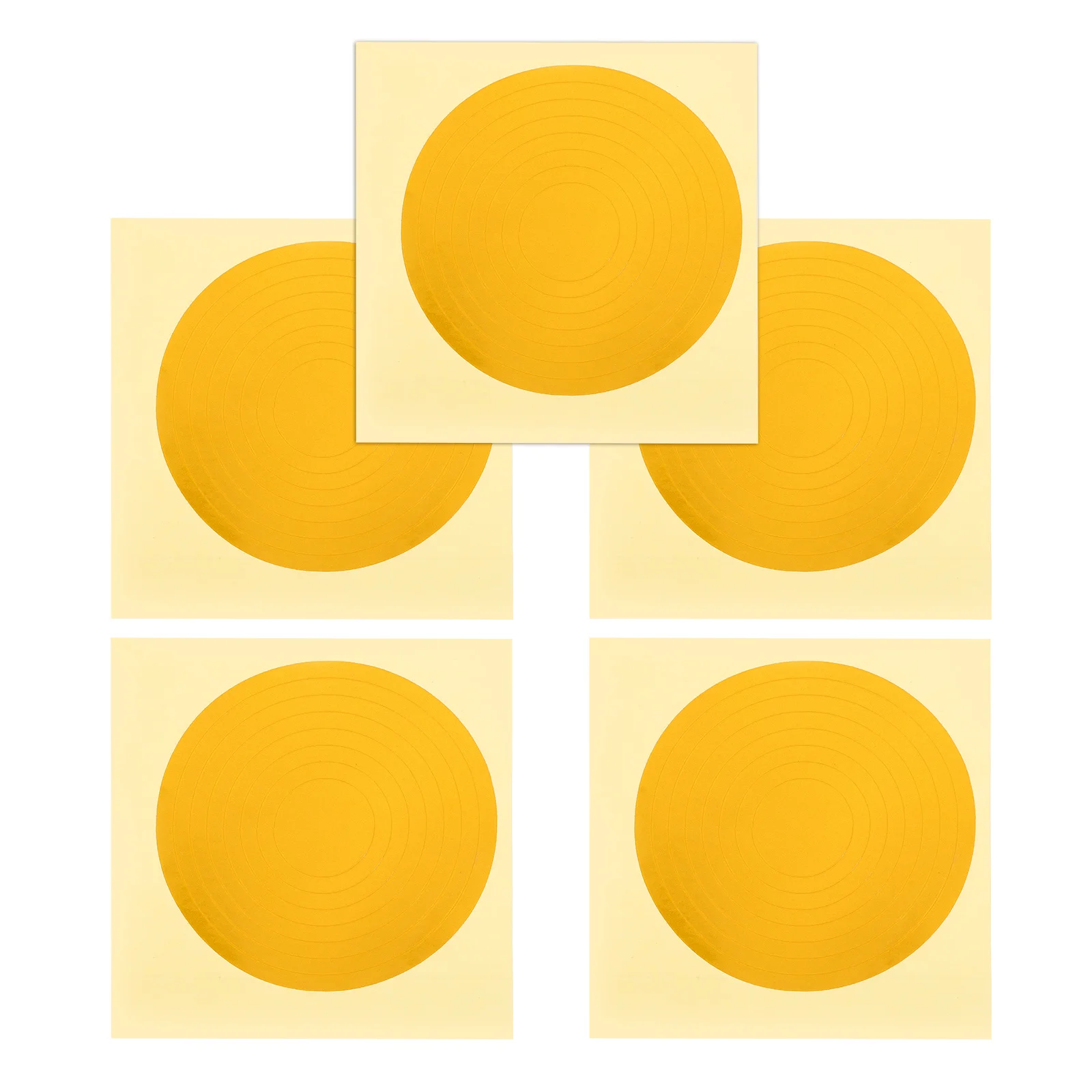 

5 Sheets Red Pressure Gauge Sticker For Indication Pressure Gauge Stickers Waterproof Reflective Labels for Indication