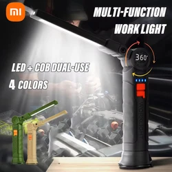 Xiaomi Rechargeable Camping LED Flashlight Work Light With Magnet and Hook Waterproof Suitable For Night Work Outdoor Car Repair