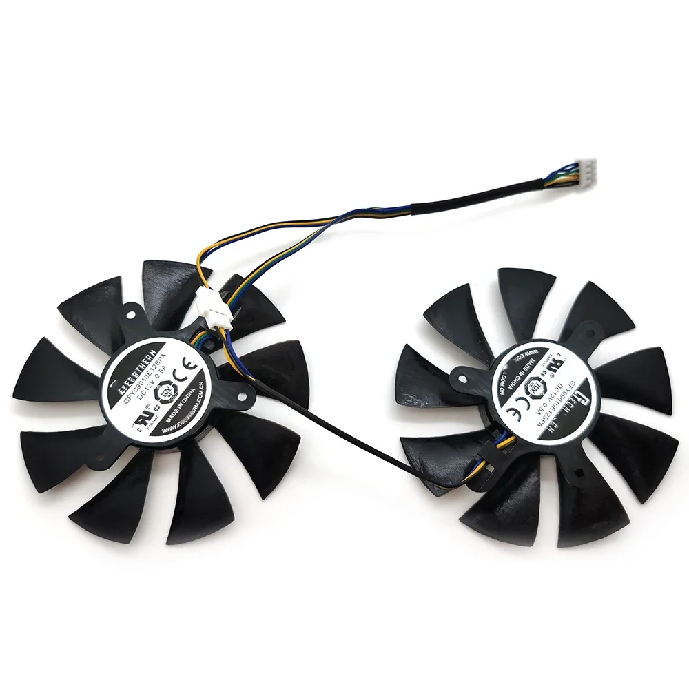 Mini placa gráfica ventilador de refrigeração, VGA Cooler, Substitua por ZOTAC AMP, GTX1070, GTX 1070, GA91S2H, GFY09010E12SPA, 4Pin, 85mm