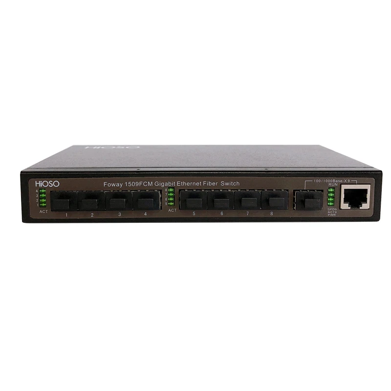 8 ports gigabit management optical Fiber switch web 1000M switch 12/24/48 ports fiber switch