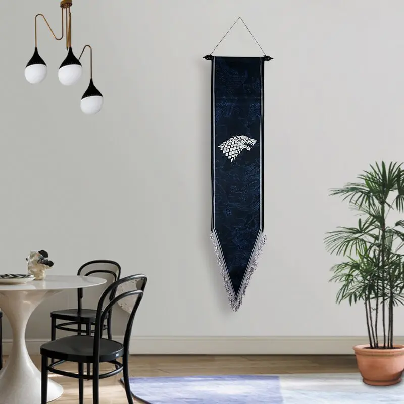 Boy Girl Bedroom Home Decor Banner Scroll Flag House KTV Bar Wall Hanging Flag Halloween Cosplay Party Decor