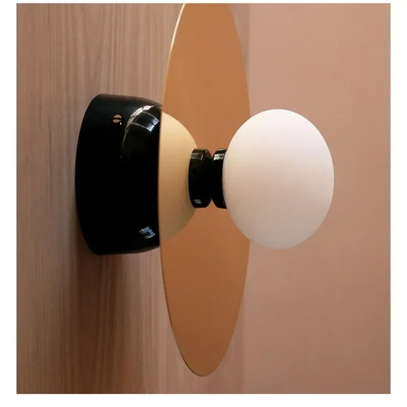 

Modern Nordic Wall Lamp Simple Creative Personal Living Room Bedroom Aisle Study Corridor Lighting