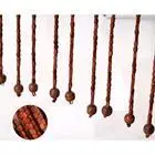 Bamboo Bead Curtain String Door Curtains Beaded Wooden Curtain for Doorway Porch