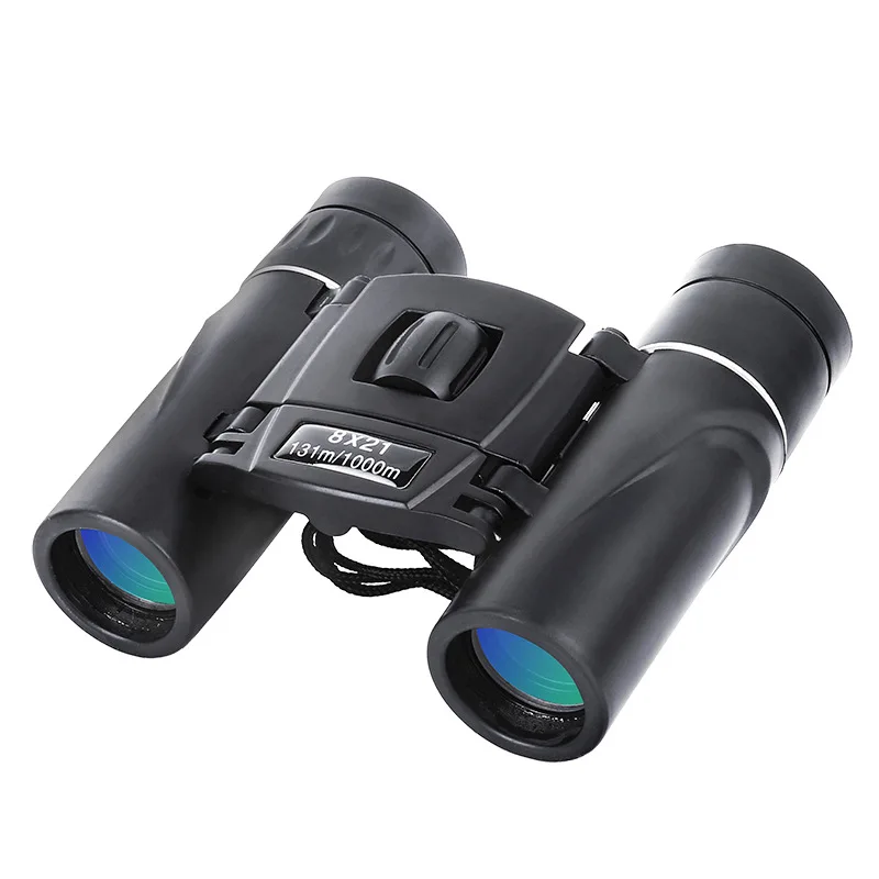 8X 21mm Zoom Adjustable Outdoor Travel Pocket Portable Birthday Gift Bird Viewer  Educational Camping Telescope Binocular