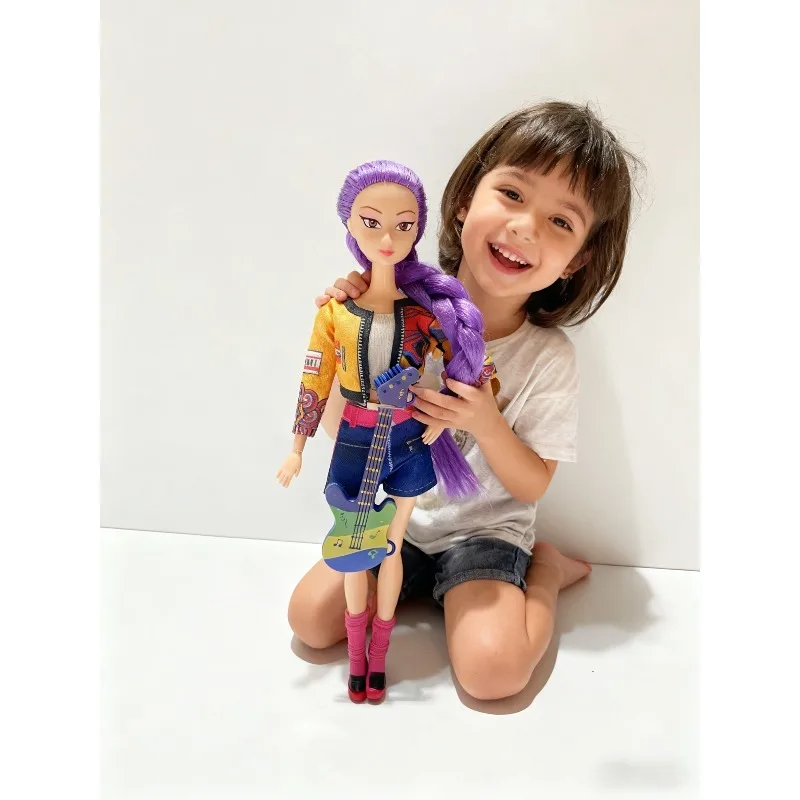 Kpop Demon Hunters New toy Vinyl Doll characters Rumi Mira Zoey Beautiful Collectible DIY Doll Gifts Ideal For Kids Play gifts
