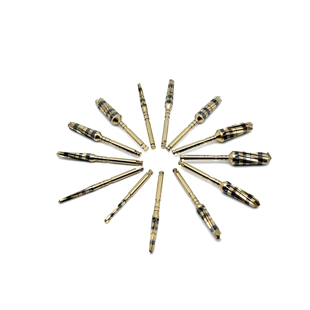 Kit de fresas y taladros para osseodsificación de implantes dentales para cirugía de elevación sinusal, herramientas reutilizables para dentistas